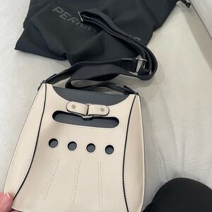 Perrin Paris 2 tone Cabbie xbody bag